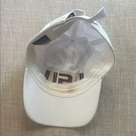 White LSU Cap with Purple Logo - Picture 3 of 4